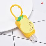 Jinlin Shop B YHG161-A Stili 30 ml Meyve Silikon El Dezenfektanı Seyahat Taşınabilir Güvenli Jel Tutucu Tek Kullanımlık Temizleme Sabunu Dispenser El Jeli Tutucu Çocuklar Için (Yurt Dışından) - Renkli