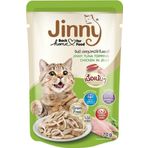 Jinny 70 gr Jöle İçinde Ton ve Tavuk Etli Kedi Konserve Mama