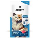 Jınny Creamy Ton Balıklı Deniz Taraklı Kedi Sıvı Ödül Maması 5x15 Gr