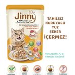 Jinny Tahılsız Hipoalerjenik Ton Balığı ve Somon 10x70 gr Yaş Kedi Mama
