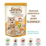 Jinny Tahılsız Hipoalerjenik Ton Balığı ve Somon 70 gr Yaş Kedi Mama