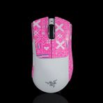 JIROAOTIC Fare tutma bandı, Razer Deathadder V3 Pro oyun faresi, kaykay, kertenkele derisi ile uyumlu, kaymaz, ter emici, önceden kesilmiş çıkartma, fareler, Razer Deathadder V3 Pro için yükseltme kiti