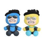 Jiumaocleu 2 adet Mark Grayson Figürü, Anime Mark Grayson Yumuşak Doldurulmuş Yastık, Pamuk Yastık, Anime Severler için Kürklü Araba Ev Kanepe Dekorasyon Hediyesi, 28 CM
