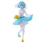 Jiumaocleu Anime Re: 0 Rem Figür Heykeli, 18 cm Remu Aksiyon Figürü Modeli Mavi Gelinlik Tarzı El Yapımı Koleksiyon Masaüstü Dekorasyon Noel Doğum Günü Hediyeleri Erkek Kızlar için