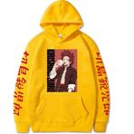 Jiumaocleu Üniseks Anime 3D Baskılı Sweatshirt My Hero Academia Kapüşonlu Kirishima Eijiro Kapüşonlu Sweatshirt Kazak Uzun Kollu Sonbahar Kış Beden XS-4XL, Yellow, M