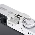 JJC Fujifilm Fuji X100VI GFX100S X-H2S X-S10 X-T1 X-T2 X-T3 X-T4 X-T10 X-T20 X-T30 X-T100 X100V X100S X100F X-PRO2 X-E2 X-E3 X-E3 X-EX için Gümüş Sıcak Ayakkabı Kapağı Kapağı 4 X-A5 X-A10 X-H1 X30 X70