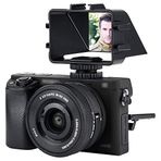 JJC Kamera Flip Ekran Aynası Sony a6500 a6300 a6000 a7 II a7 III serisi Fujifilm X-T2 X-T3 X-T20 X-T30 X-E4 Nikon Z5 Z6 Z7 Mikrofon Işığı için Soğuk Ayakkabı Montajlı - Selfie Flip Ekran