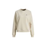 JJXX 12223962 Yuvarlak Yaka Baskılı Ekru Kadın Sweatshirt