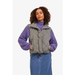 JJXX 12236460-Brown Jxhype Short Quilted Vest Otw Kadın Kahverengi Mont