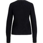 Jjxx Bisiklet Yaka Rahat Düz Siyah Kazak Kadın Jxtılde Crew Neck Knıt - M