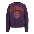 JJXX Bisiklet Yaka Sweatshırt, XS, 5002947254, Mor, kadın