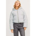 Jjxx Gri Kadın JXLOLLY PUFFER JACKET OTW Günlük Mont Orta Kalınlıkta Rahat Kesim