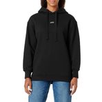 JJXX JXCleo kadın kapüşonlu sweatshirt, Siyah/Detay: emb ay ışığı, XS