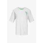 Jjxx Jxenya Kadin Beyaz T-Shirt 12252259-Brightwhitebloom