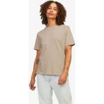 Jjxx Jxisla Kadın Kahverengi T-Shirt 12255352-FEATHERGRAY - XS