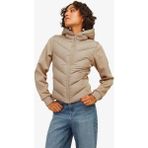 JJXX Jxmacy Kadın Bej Hibrit Ceket Uzun Kollu Kapüşonlu Standart Kalıp Özellikli 12264632-FEATHERGRAY - XL
