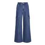 JJXX JXTOKYO Asha Wide Hw Jeans Yk DNM Koyu Mavi Denim Kadın Jeans