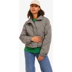 Jjxx Jxunit Kadın Outdoor Kullanıma Uygun Kahverengi Fermuarlı Kısa Kapitone Mont XL 12236457-BROWN