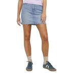 JJXX Kadın Jxaura Short Hw Etek Rh Dnm Sn, Açık Mavi Kot, S, mavi (Light Blue Denim), S