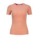 JJXX Kadın JXFRANKIE WASH STR TEE JRS NOOS Tişört, Peach Echo, M EU