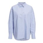 JJXX Kadın Jxjamie Ls Relaxed Poplin Shirt Noos Gömlek Bluz, Lacivert Blazer/Şeritler: Çizgili, L