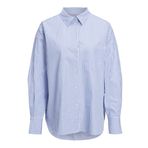 JJXX Kadın Jxjamie Ls Relaxed Poplin Shirt Noos Gömlek Bluz, Lacivert Blazer/Şeritler: Çizgili, M