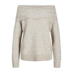 JJXX Kadın Jxminka Off Shoulder Knit Örgü Elbise, Fog, M