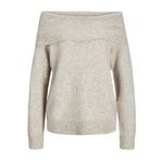 JJXX Kadın Jxminka Off Shoulder Knit Örgü Elbise, Fog, S
