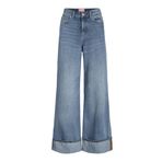 JJXX Kadın Jxtokyo Wide Fold Hw Jeans R254 DNM Sn, mavi (medium denim blue), 30W / 32L
