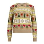 JJXX Kadın örgü kazak JXMas, Cornstalk, L