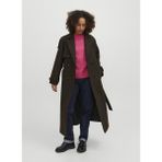 Jjxx Kahve Kadın Trençkot Jxrosıe Wool Blend Trenchcoat Otw - XL