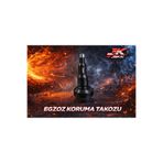 JK YP-04 RENKLİ MOTOR EGZOZ KORUMA TAKOZU *SİYAH* RENK ( ADET FİYATIDIR ) CNC