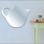 Jm08019 Aynalı Duvar Süsü Çaydanlık Şekilli 20X15x0''6Cm