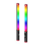 Jmary FM-128RGB OLED Ekran Göstergeli Rgb LED Işıklı Su Geçirmez Aydınlatma Çubuğu