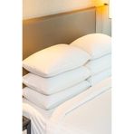 jn junenext 6 Adet Silikon Yastık Silikonlu Boncuk Elyaf Yastık Microfiber Antialerjik Yastık 750 gr