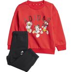 JN6098-B adidas X Disney Mickey Mouse Bebek Eşofman Takımı Kırmızı