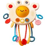 Jnby Baby Montessori Toys Pull String Sensory Toys Baby 6 12 Months Silicone Develop Teething Activity Toys For Kids Educational Toys (Yurt Dışından)