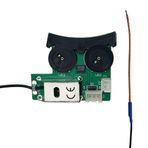 JNJOOD Akustik gitar pikap sistemi, VT1 Tail Nail Pickup EQ için DIY Tuner Piezo Pickup ekolayzer sistemi, Mic Beat Board ile