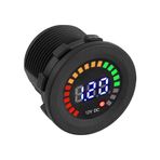 JNJOOD DC 12 V Evrensel Araba Motosiklet Tekne LED Dijital Voltmetre Paneli Volt Metre Monitör Göstergesi Ekran Araba Aksesuarları