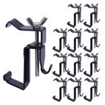 JNJOOD Tuğla Askı 12 Adet, Metal Tuğla Kancaları Dış Mekana Asmak İçin Tuğla Klipsler, Tuğla Kelepçe Kancaları Ayarlanabilir 4,75 cm - 2,8 inç