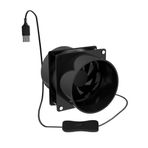 JNJOOD USB 5V lehim emici ESD çıkarıcı Fan boru kanalı Exhuast Fan boru küvet havalandırma fanı sadece fan boru olmadan