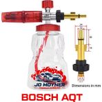 Jo Moyner Hydro GT5 Foam Lance Köpük Yapıcı Aparat 1lt Köpük Aparatı Basınçlı Yıkama Makineleri Için Köpük Aparatı Foam Canon - Bosch AQT Uyumlu - RED