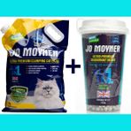 Jo Moyner Marsilya Sabun Kokulu Koku Giderici + Kedi Kumu Set Premium Aktif Karbonlu Güçlü Topaklanan Tozsuz Doğal Kokusuz Kedi Kumu