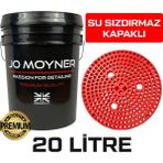 Jo Moyner Oto Yıkama Kova Seti Grid Guard Kova Kapak Siyah 3lü