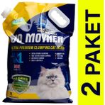 Jo Moyner Ultimate Aktif Karbonlu Antialerjik Ekstra Güçlü Topaklanan Tozsuz Doğal Kokusuz Kedi Kumu 2 Paket