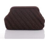 Jobonel Acı Kahve Burslu Clutch Çanta