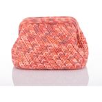 Jobonel Pembe Rafya Burslu Clutch Çanta - 01P-Pembe