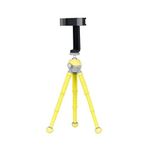 Joby PodZilla Medium Kit, GripTight 360 Cep Telefonu Tutuculu Esnek Tripod, iPhone, Akıllı Telefonlar, Aksiyon Kameraları ile Uyumlu, 1 kg'a Kadar Cihazlar, Sarı