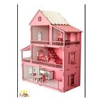 JOCONİ Eğitici Oyuncaklar . Ahşap Oyun Evi 15 Adet Mobilyalı Ahşap Dekoratif Maket Ev