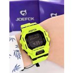 Joe.439 Joefox Digital Alarmli-Zemin Aydinlatma-Kronometreli Unisex 3Atm Suya Dayanikli Kol Saati